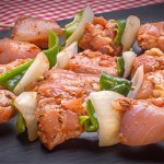 Brochette with Pork and Vegetables