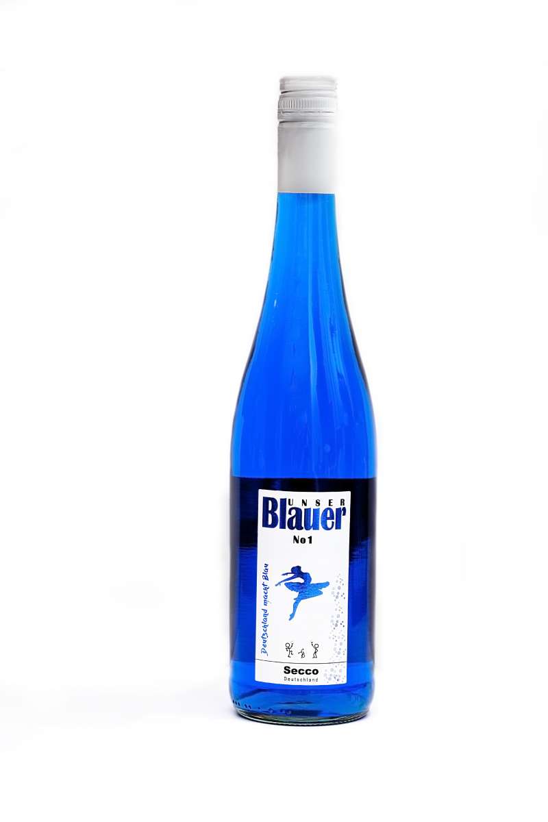 BLUE SPARKLING WINE