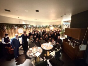12/14 christmas 🎄 champagne 🍾 dinner at la scene, mercure, hibiya, tokyo